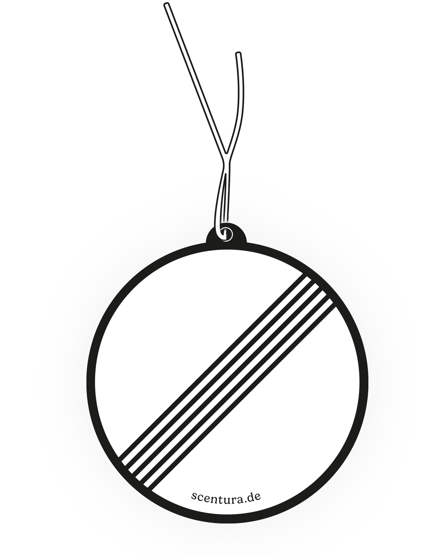 Unbegrenztschild - Duftanhänger